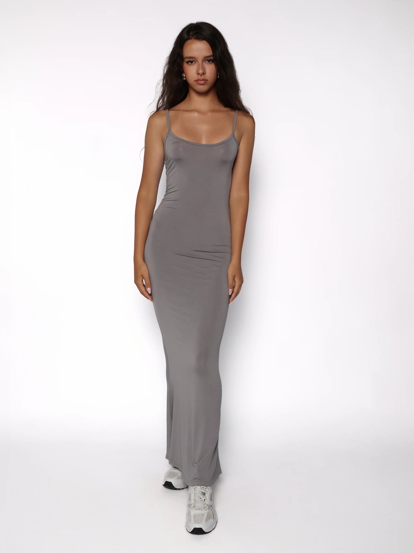 Rochie lunga cu efect de subtiere, Selena