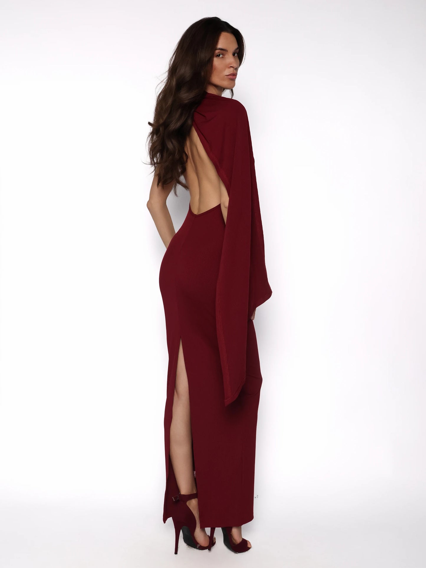 Rochie bodycon lunga cu spatele gol, Amalia