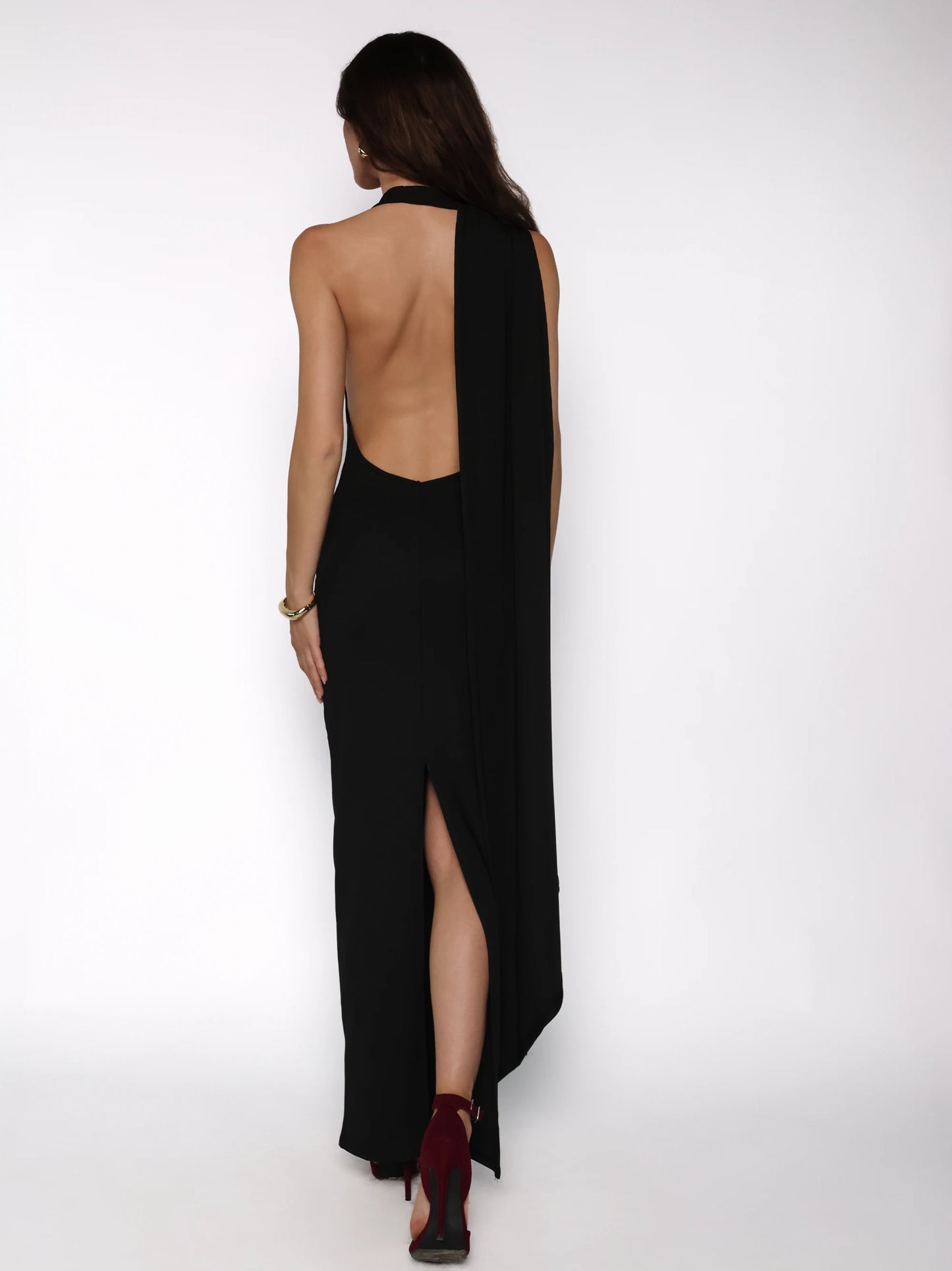 Rochie bodycon lunga cu spatele gol, Amalia