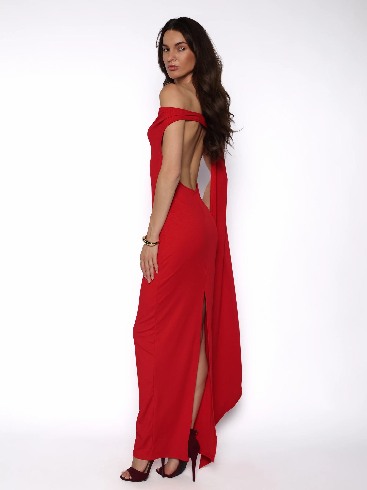 Rochie bodycon lunga cu spatele gol, Amalia