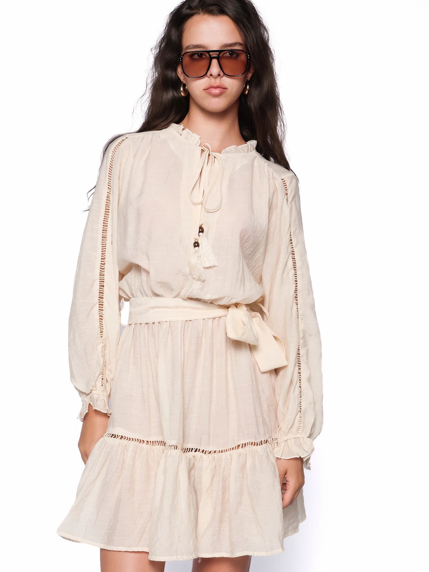 Rochie boho cu cordon in talie, Calina