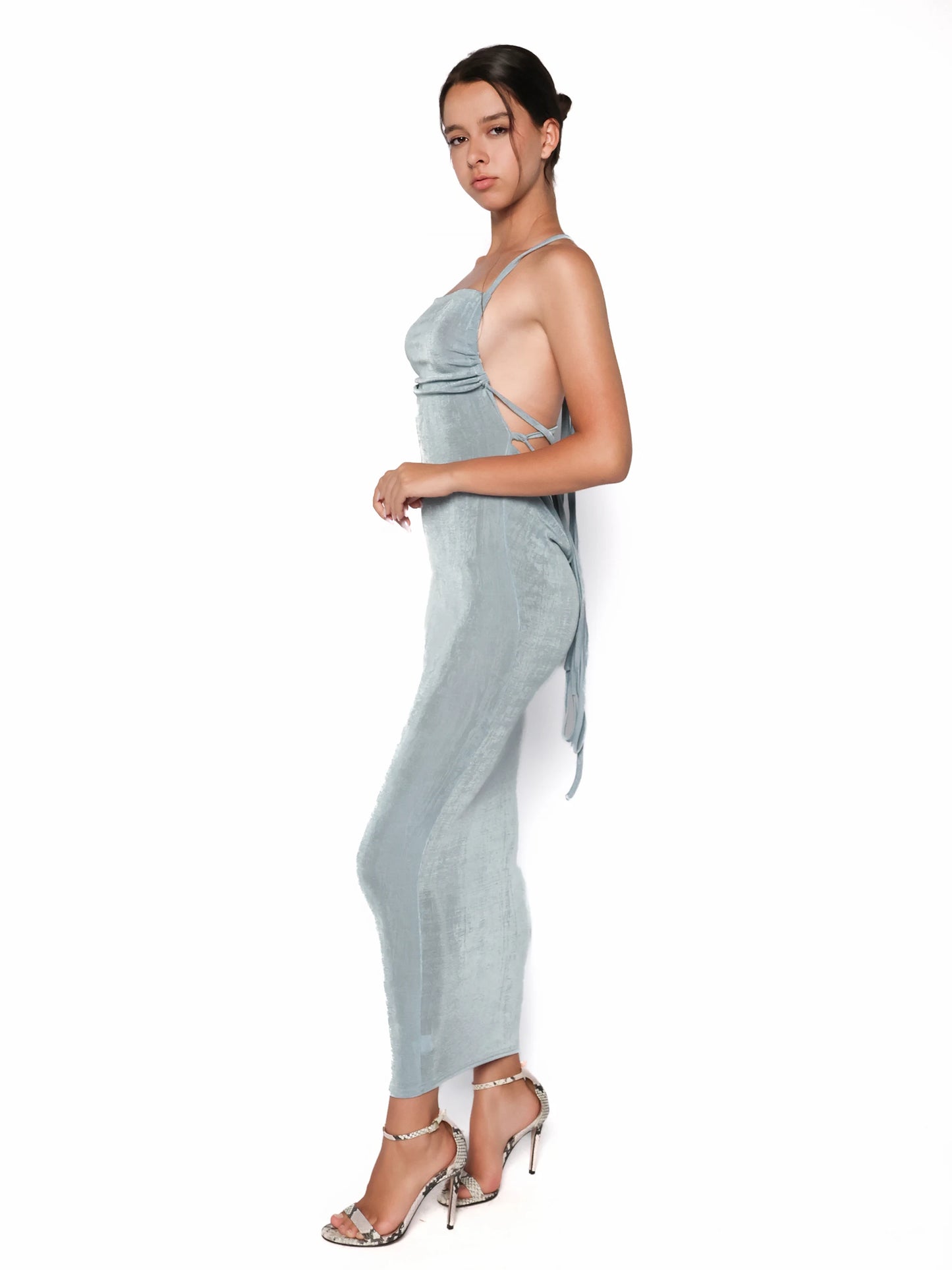 Rochie lunga cu spate sexy, Sena