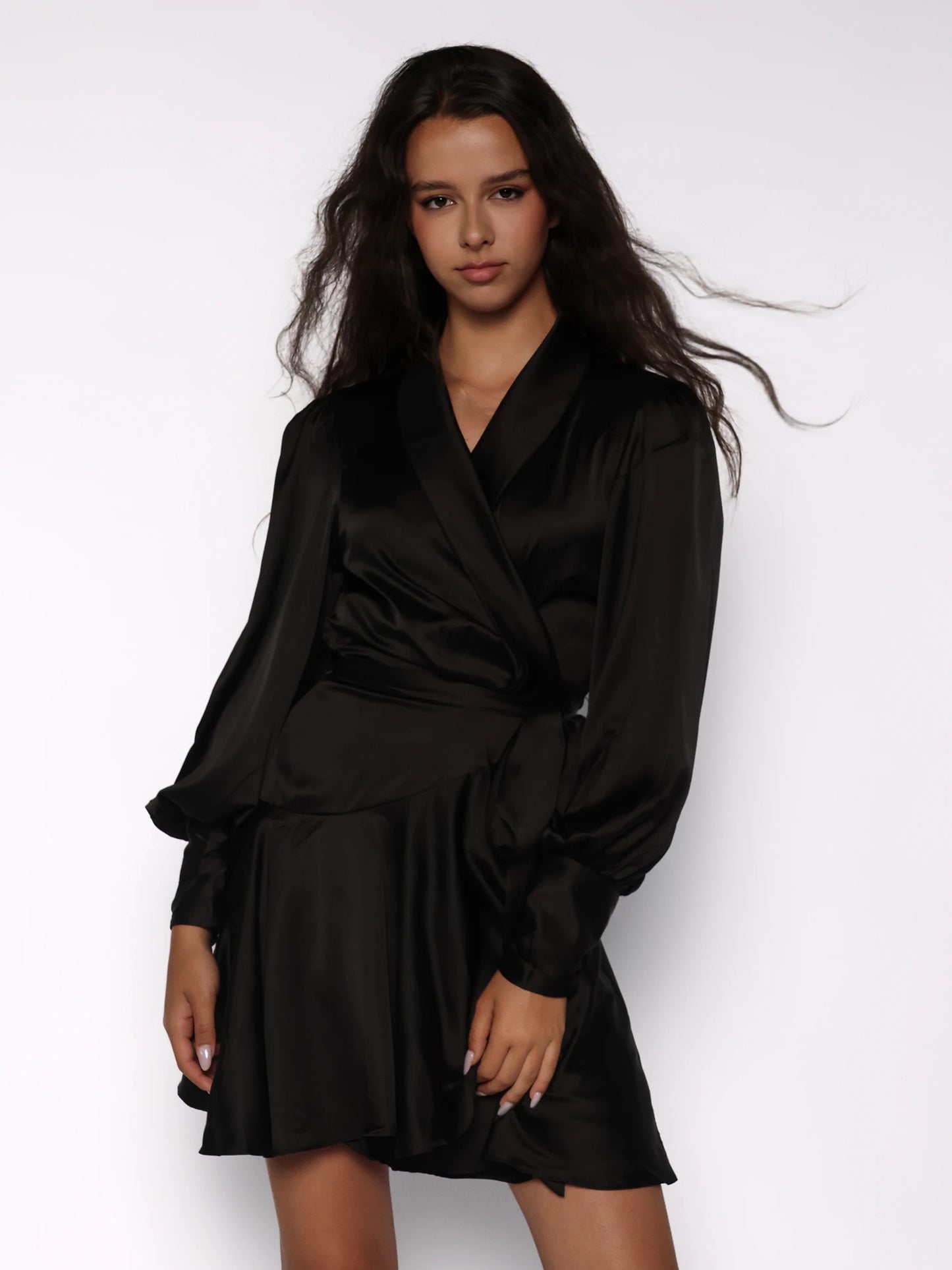 Rochie satinata scurta, Kiara