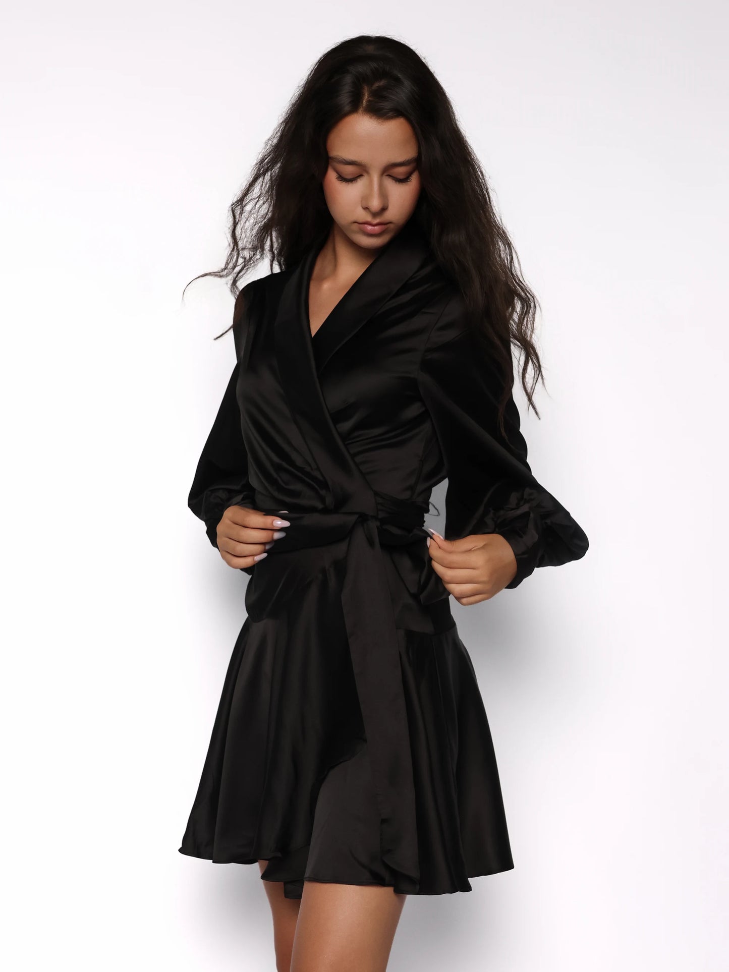 Rochie satinata scurta, Kiara