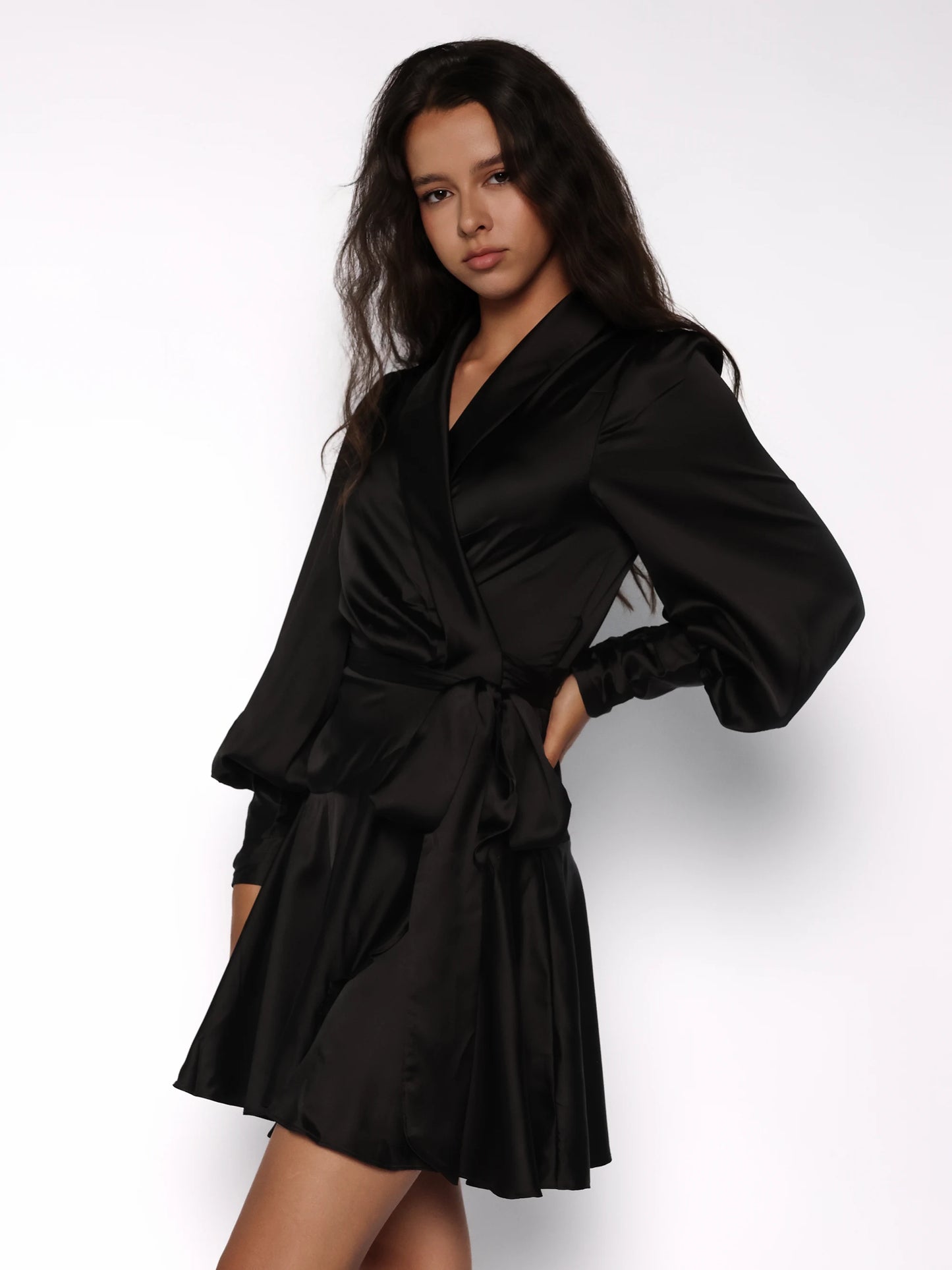 Rochie satinata scurta, Kiara