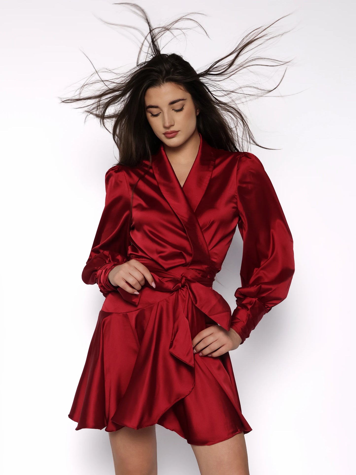 Rochie satinata scurta, Kiara
