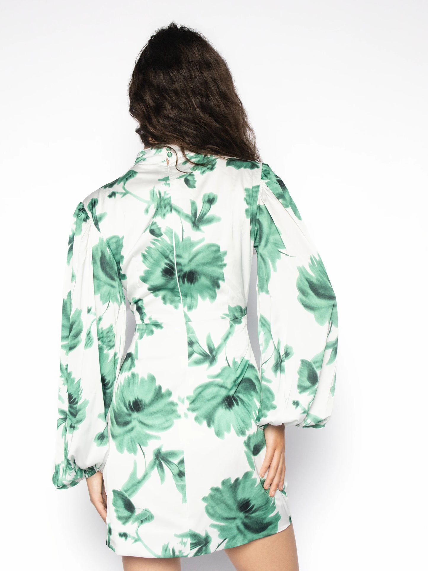 Rochie cu maneci bufante