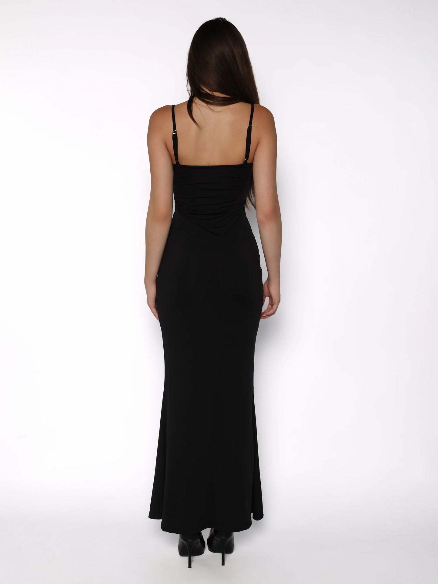 Rochie lunga cu efect de subtiere, Selena