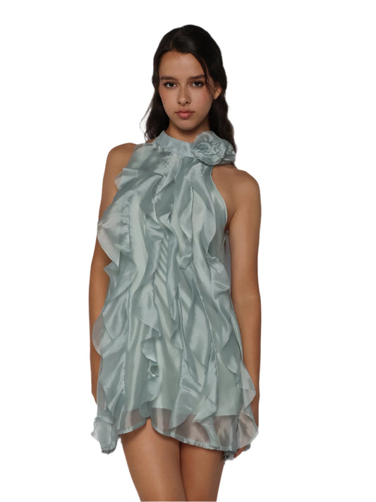 Rochie fina cu volane, Rebecca