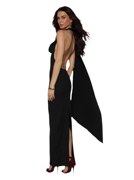 Rochie bodycon lunga cu spatele gol, Amalia