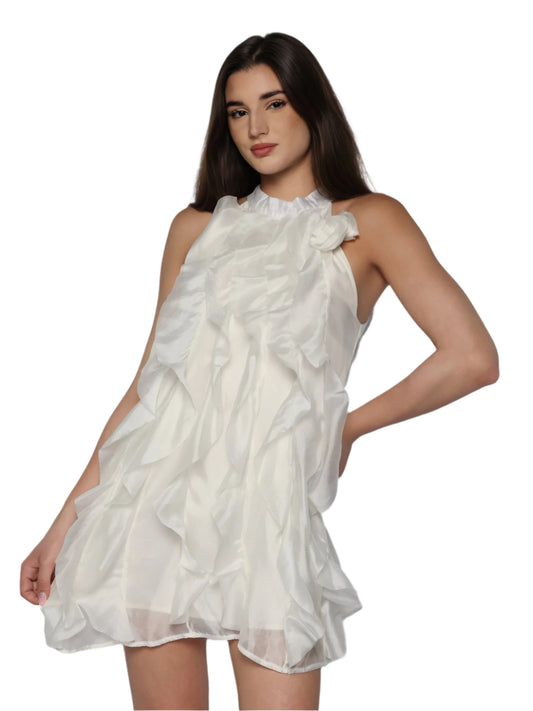 Rochie fina cu volane, Rebecca