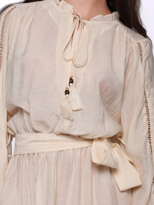 Rochie boho cu cordon in talie, Calina