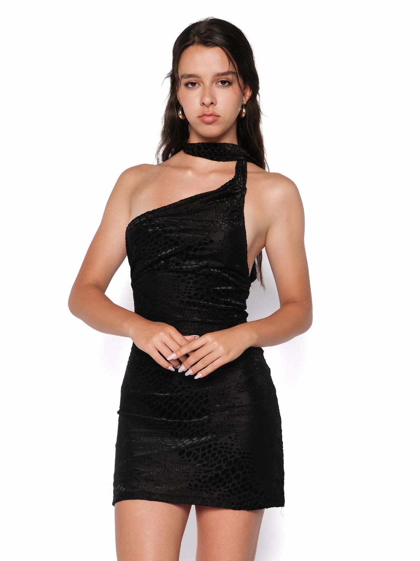 Rochie mini din catifea, Ariana