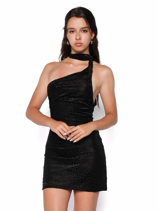 Rochie mini din catifea, Ariana