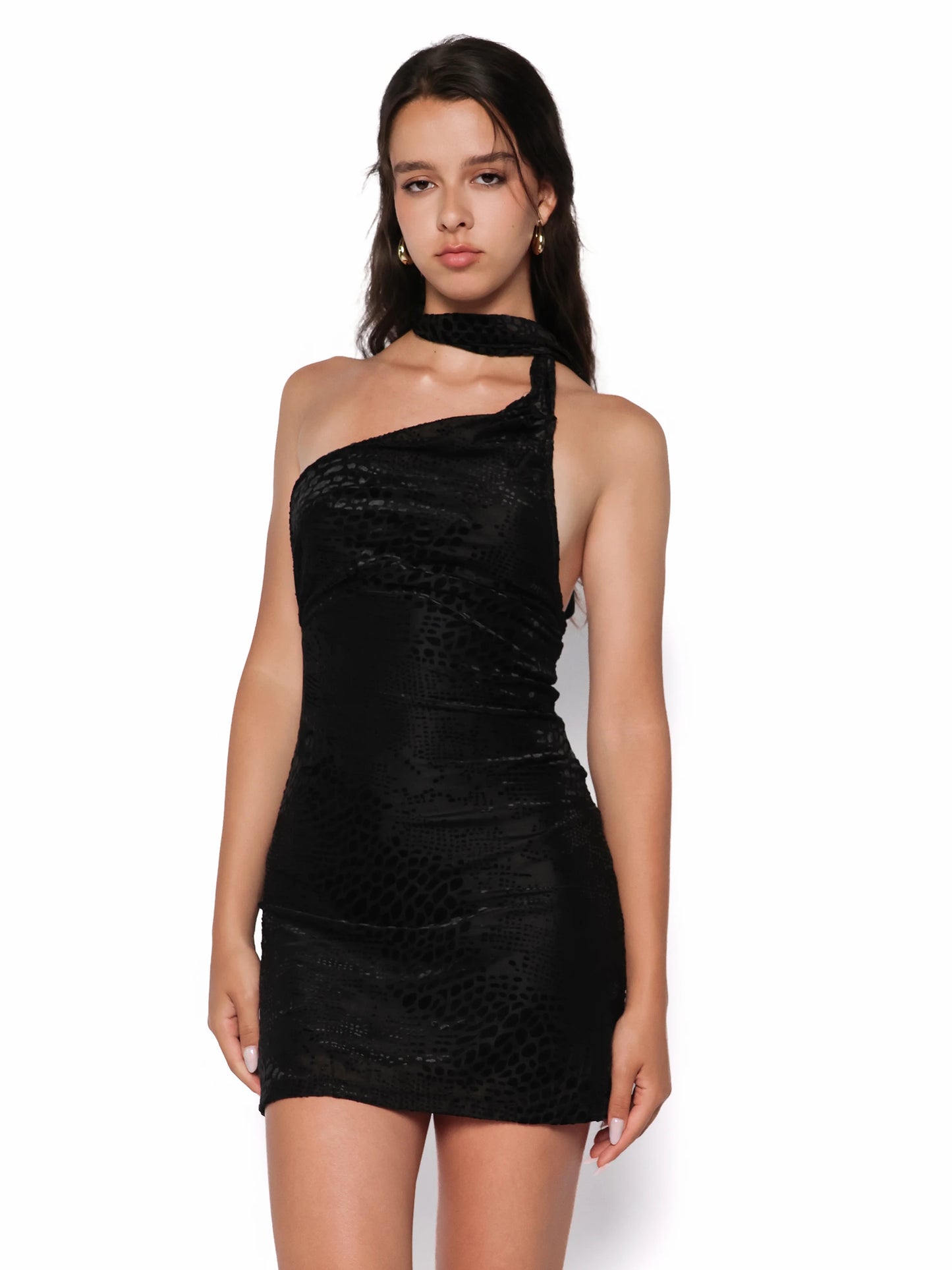 Rochie mini din catifea, Ariana