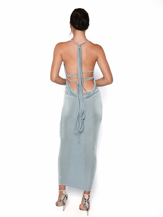 Rochie lunga cu spate sexy, Sena